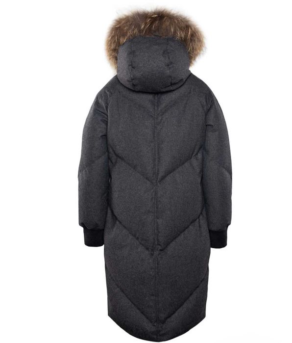 пуховик шерстяной