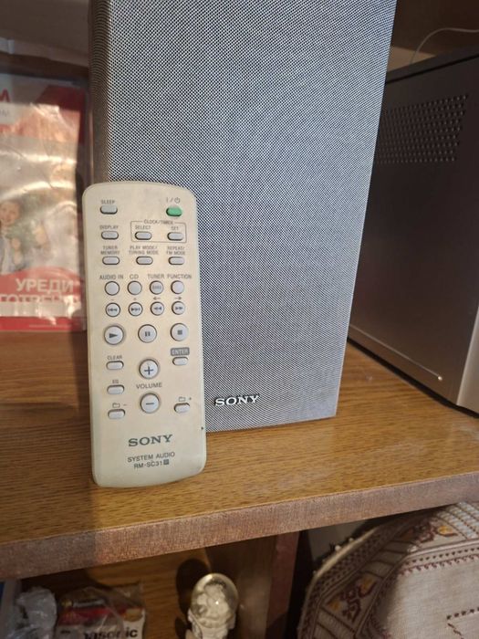 Стерео система SONY с MP3, тунер и касетофон , компакт диск