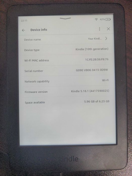 Продавам неизползван Kindle 10, 8GB, Basic