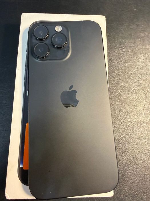 iPhone 16 Pro Max Black 256GB 100% baterie