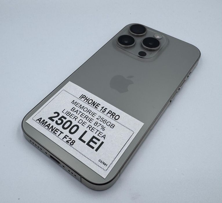 Amanet F28: Iphone 15 Pro 256GB
