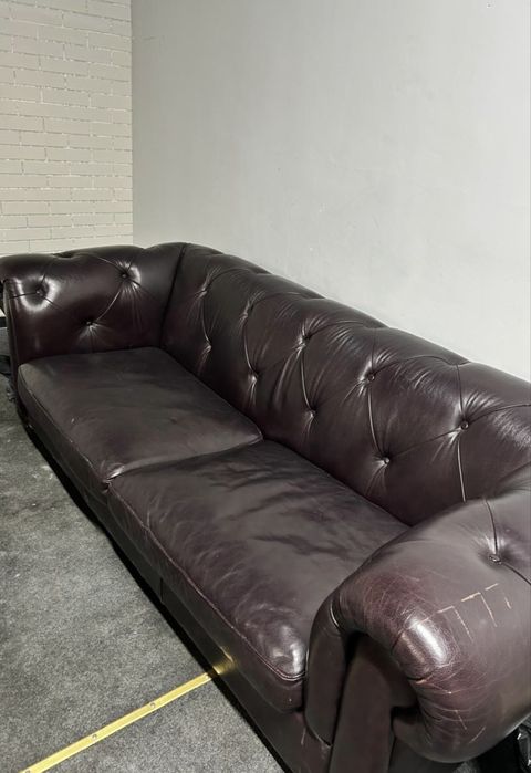 Диван с креслами кожзам