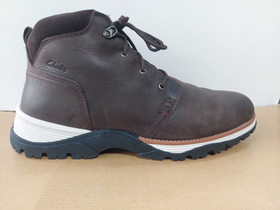 CLARKS Topton Mid-Естествена кожа(Като Нови)-№45
