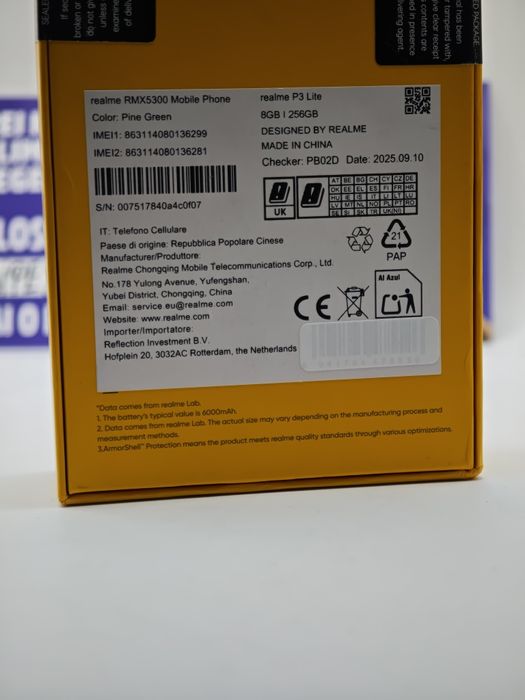 Realme P3 Lite Sigilat