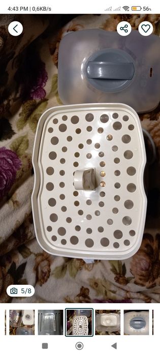 Sterilizator electric cu aburi Chicco 2in1