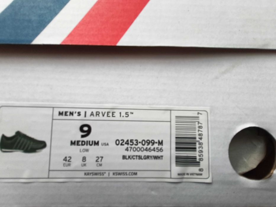 K-Swiss N42-42,5 естествена кожа