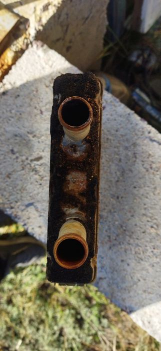 радиатор печки приора с кондиционером halla