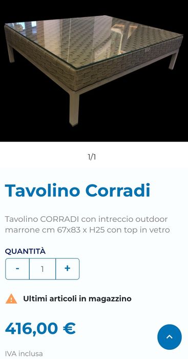 Masuta terasa de cafea din ratan cu sticla securizata