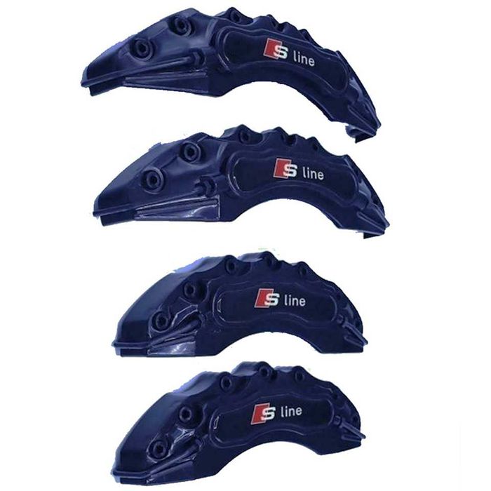 Капаци за спирачни апарати Ауди AUDI Sline комплект 4 броя черни