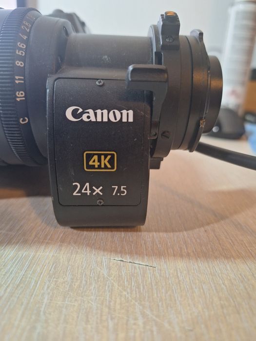 Canon Zoom Lens CJ24e x 7.5B IASE S stare noua obiectiv zoom video broadcasting/foto de inalta calitate