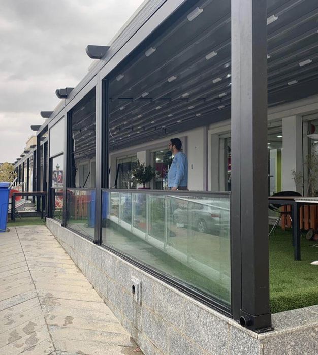 Pergola PRET PRODUCATOR retractabila bioclimatica