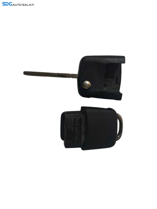 Chei Cheie Originala cu Placa CIP Telecomanda Volkswagen Sharan 2001 - 2010 Cod 7M3959753F (Emblema Volkswagen) [L7097]