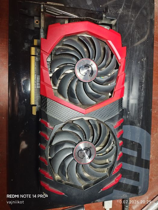 Rx 580 8gb. От msi gaming x