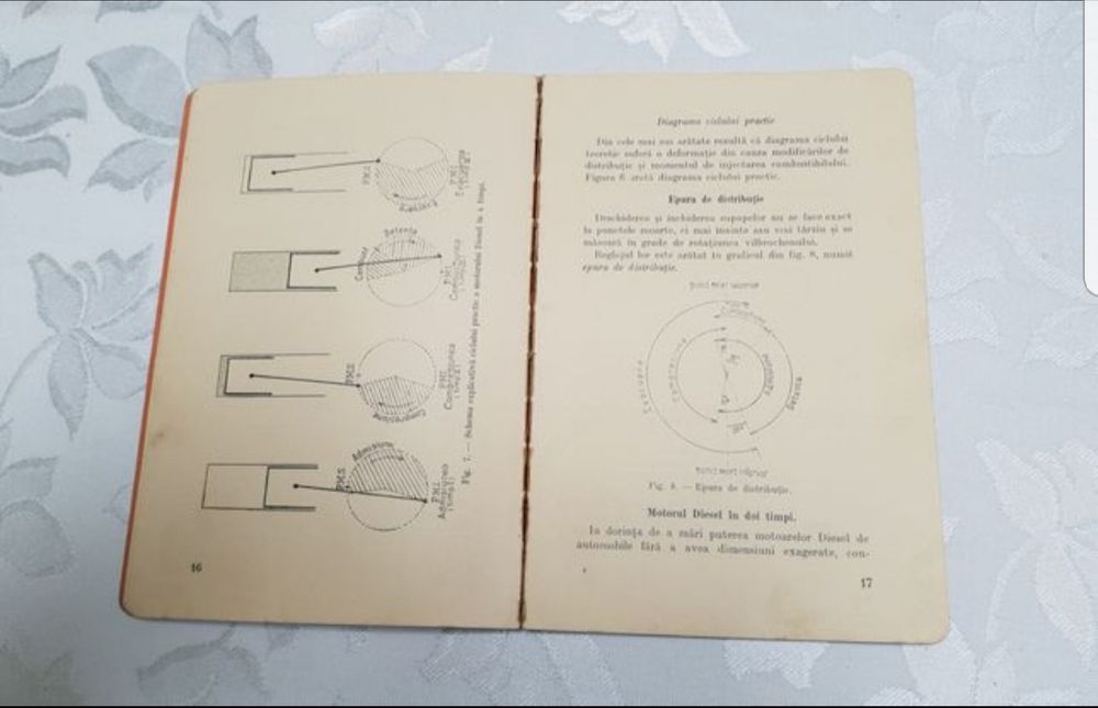 Carte tehnică veche ,,Motorul diesel" - 1941 Constantin Mihăilescu