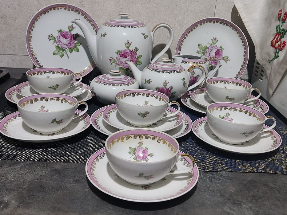 Чайный сервиз Роза.ГДР