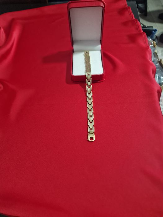 Bratara din aur alb si galben, 18k, 25 gr