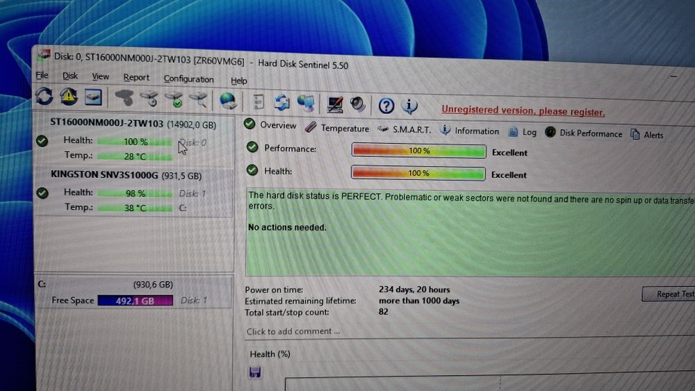 HDD 16TB Seagate Exos X18