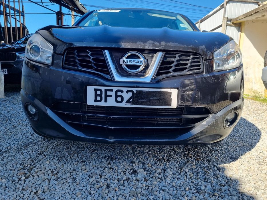 Bara fata Nissan Qashqai Facelift 2010 - 2013 Vulkanschwarz Metalizat Z11 (1321) Diesel model fara spalatoare far Garantie
