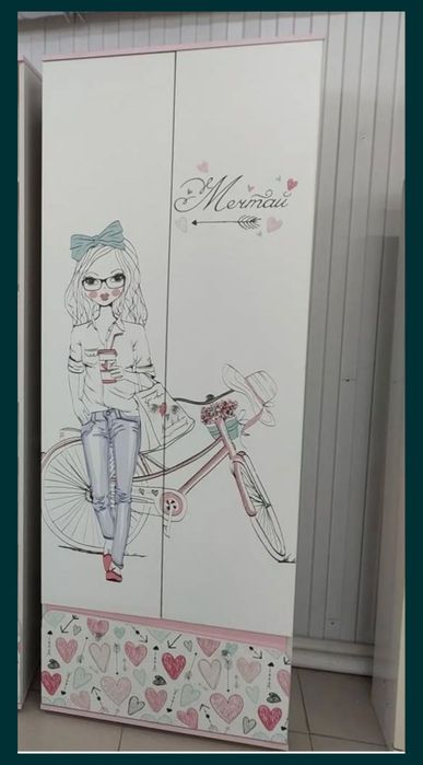 Шкаф в детскую, для девочки