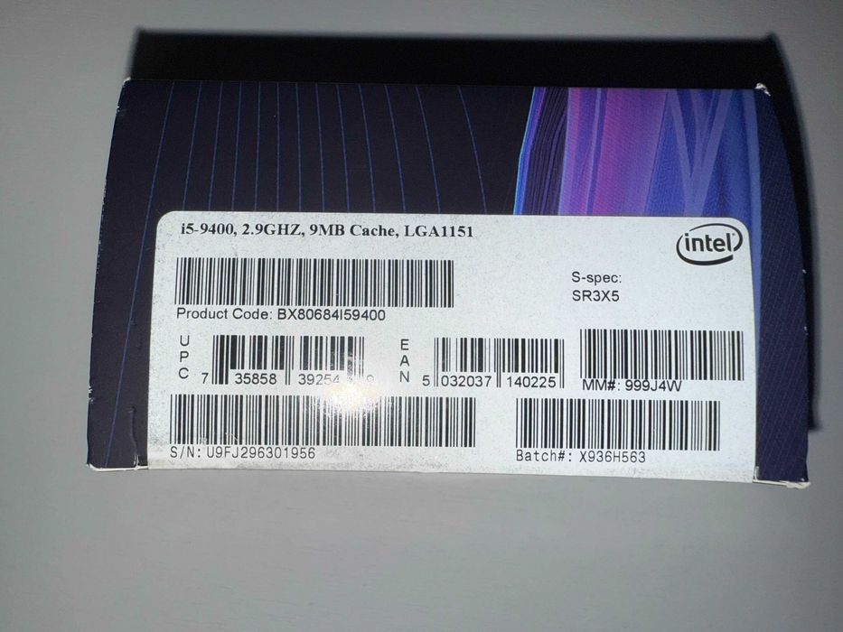 Процесор Intel Core i5-9400