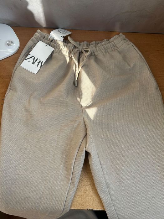 Zara брюки штаны бежевые