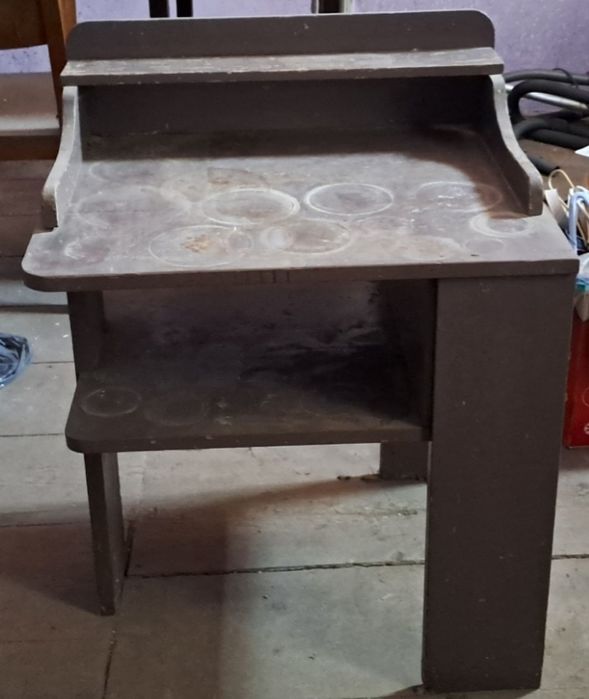 Masuta veche din lemn de stejar