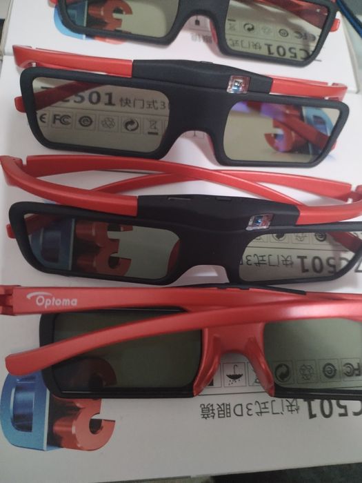 4buc ochelari 3d dlp activ ready optoma !pt videoproiectoare optoma