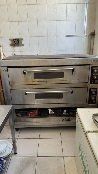Berjaya 2 qavatli professional pizza/somsa pechi