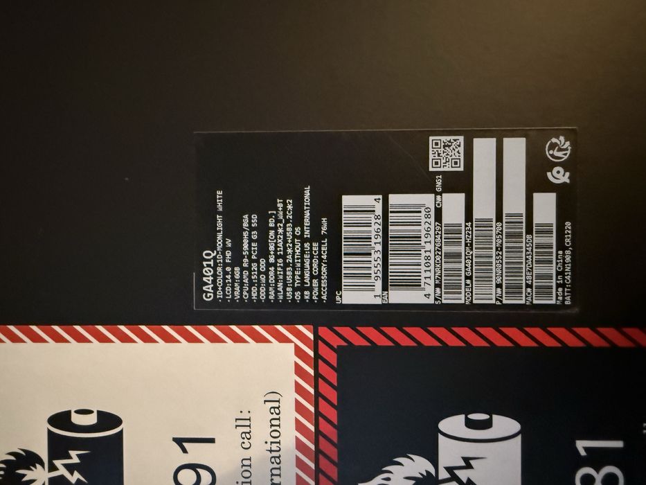 Laptop Gaming - ROG Zephyrus G14 (RTX3060)+ Headset Casti