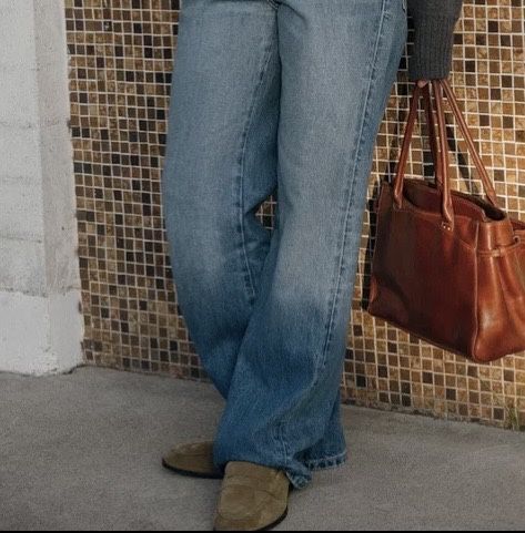 Mocasini Zara din piele