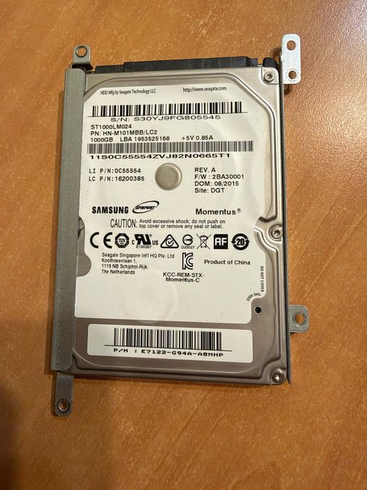 Seagate Spinpoint M8 1TB, 2.5
