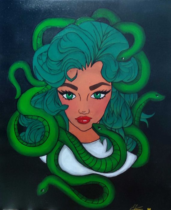 Молодая Медуза Горгона