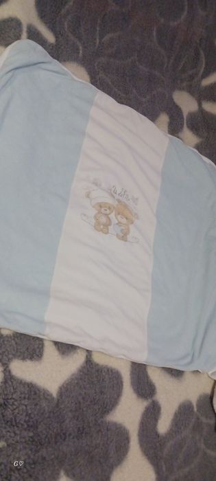 Ромпър, боди с надпис,, одеяло и хавлийка