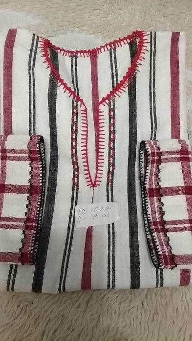 Ризи за народно облекло ,домашно платно