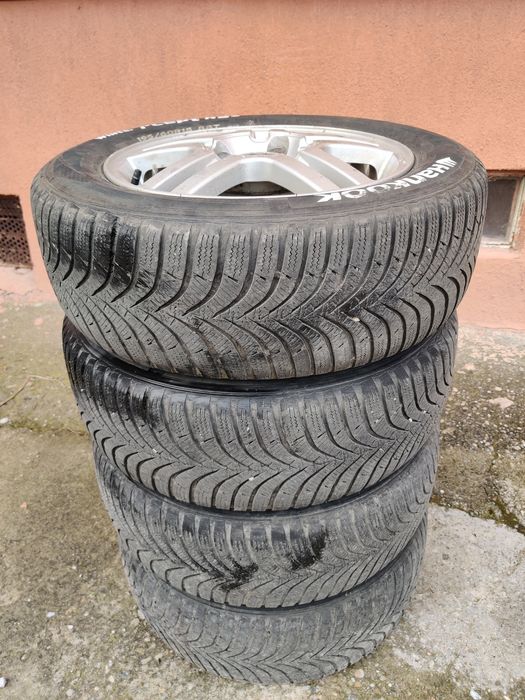 Set roți Ford ,anvelope iarnă+ jante aluminiu R15