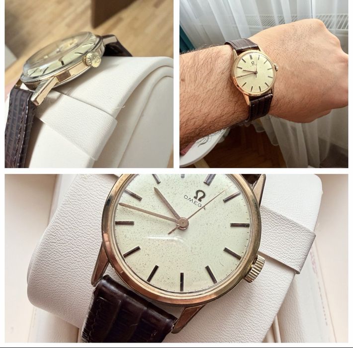 Ceas Omega Dress .Anul 1964.Placat aur