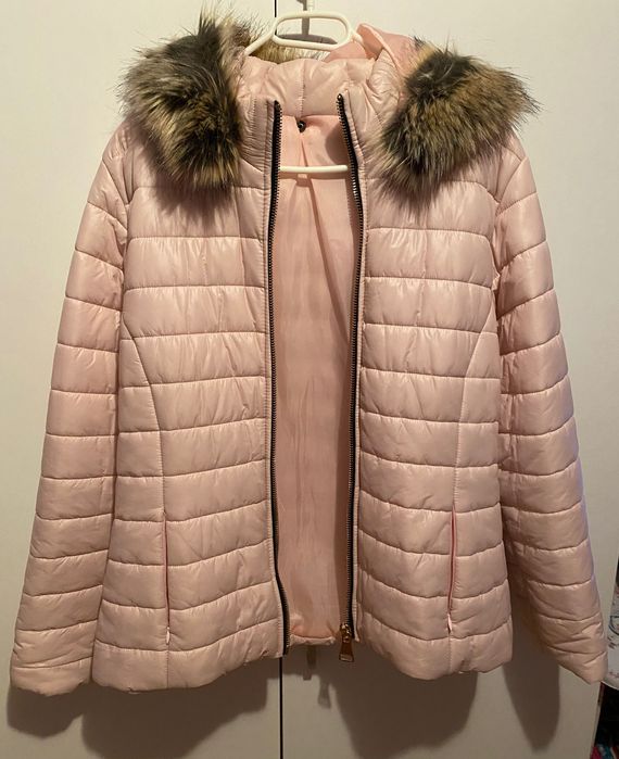 Geaca iarna roz dama