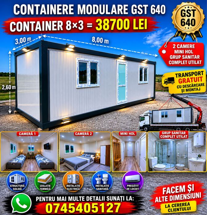 Vand  containere modulare