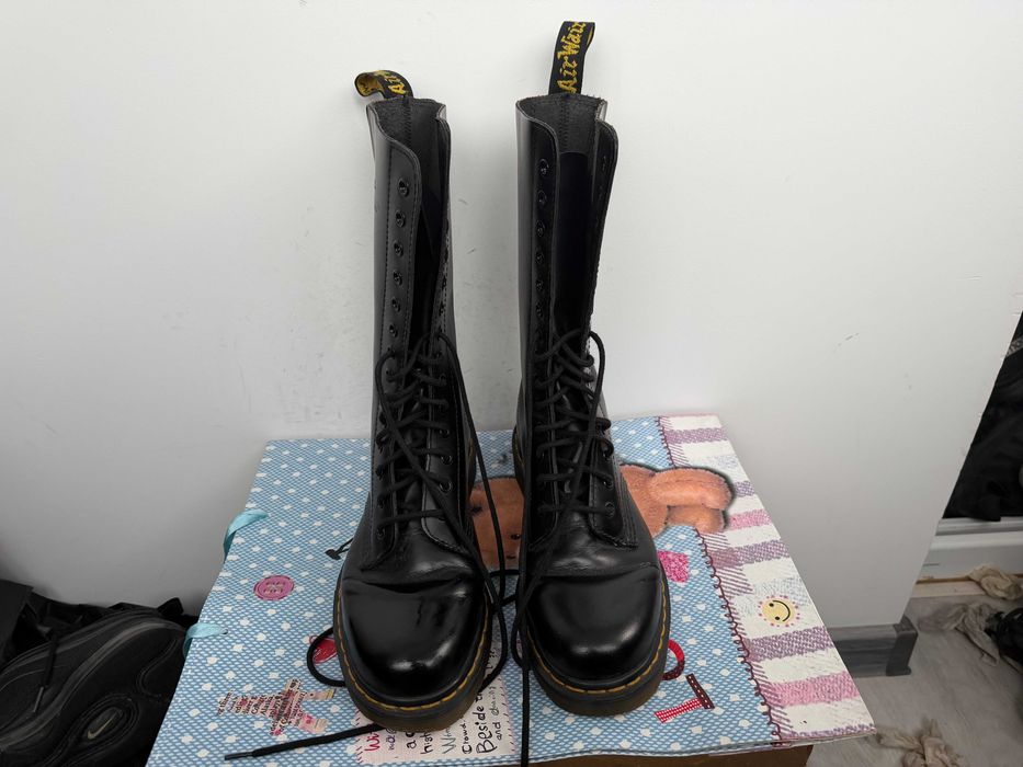 Dr Martens 14 Eyelet Boots Black''оригинални боти 41 номер