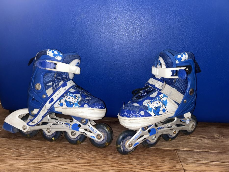 Ролики детские синии