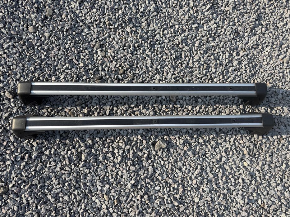 Set bari transversale BMW originale pt X1 E84 cu chei