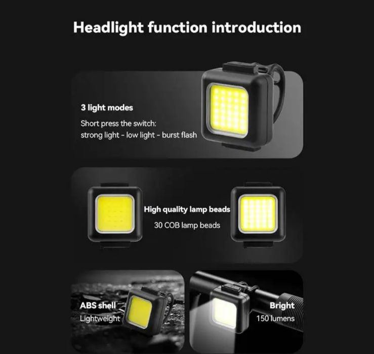 Презареждащи фарчета за велосипеди и тротинетки