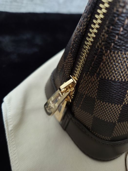 LV Louis Vuitton Alma BB in Damier Ebène