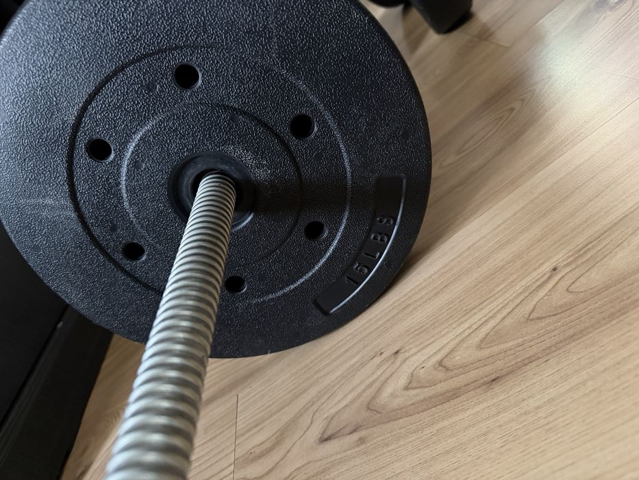 Set gantere 70 lbs