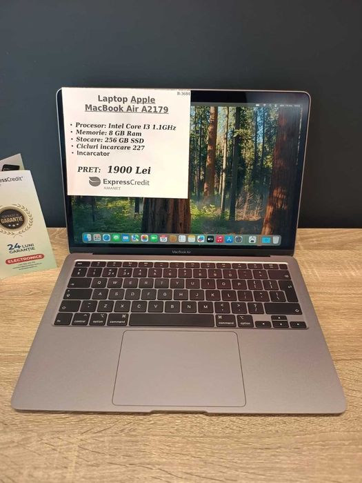(AG51) Laptop Apple MacBook Air A2179 b3684 - Garantie 2 ani!