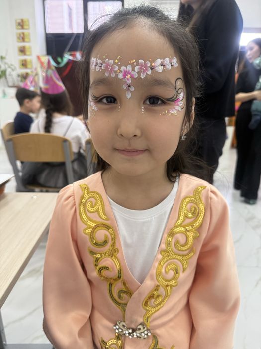 Аквагрим + блеск тату