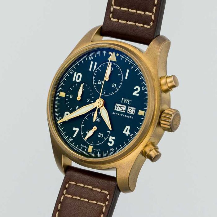 IWC Pilot Spitfire Chronograph IW387902 Bronze - Коледна промоция!