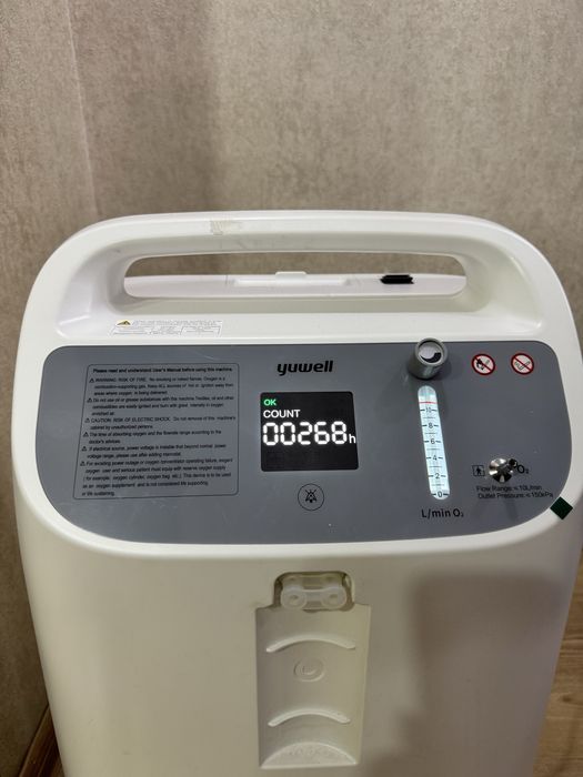 Кислородный концентратор Yuwell 10 л (Наработка всего 268 ч)