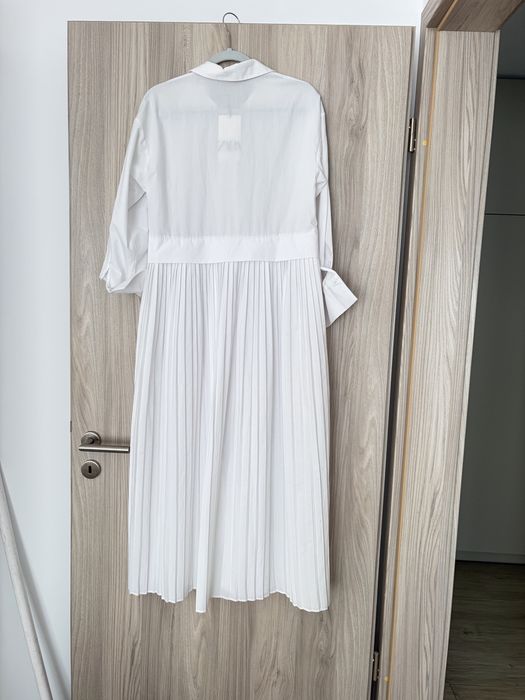 Zara - camasa rochie-camasa alba, lunga