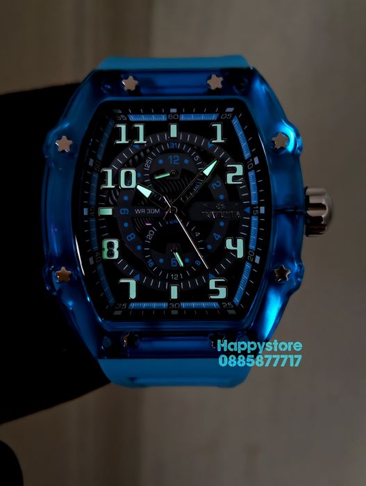 INVICTA Cyclone Blue 49 mm, Инвикта нов ръчен часовник